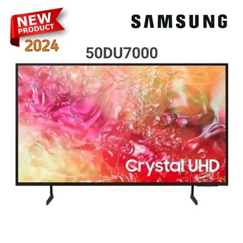 SAMSUNG UA50DU7000 50" UHD TV; PurColour, HDR 10+, UHD Dimming, Smart TV (Tizen OS), 
Adaptive Sound, Auto Game Mode, Q-Symphony, Crystal Processor 4K Engine, 
20W (2.0Ch) Sound output, Bluetooth, HDMI x 3, USB x 1